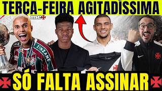 🚨 VASCO FICA A UM PASSO DE NOVOS REFORÇOS! ACERTO AVANÇA E MAIS 3 NOMES AGITAM OS BASTIDORES!