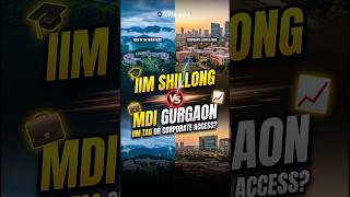IIM Tag vs Corporate Exposure | IIM Shillong vs MDI Gurgaon - The Real MBA Comparison #shorts