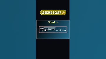 A Deep Dive into Nested Radical Equations #maths