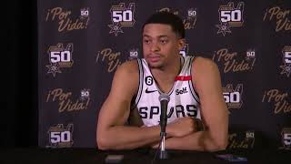 "He changed my life" Keldon Johnson talks about playing for Gregg Popovich
