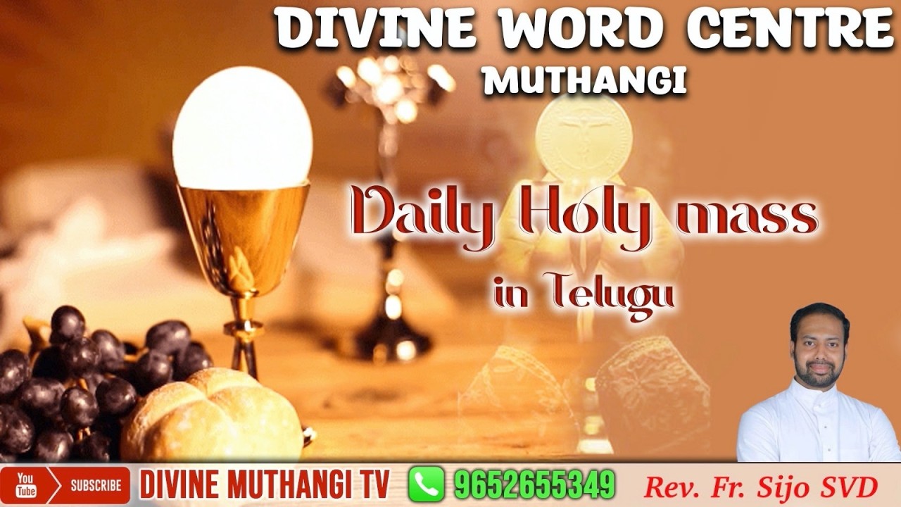Rev. Fr. Sijo SVD | 26-02-2026 | Holy Mass in Telugu | దివ్యవాక్కు కేంద్రం, ముత్తంగి |.mp4