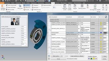BRIDA EMPERNADA PERSONALIZADA - AUTODESK INVENTOR