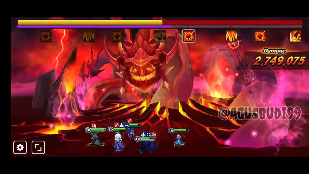 Dungeon Rift Fire Beast Team Beginner - Summoner War