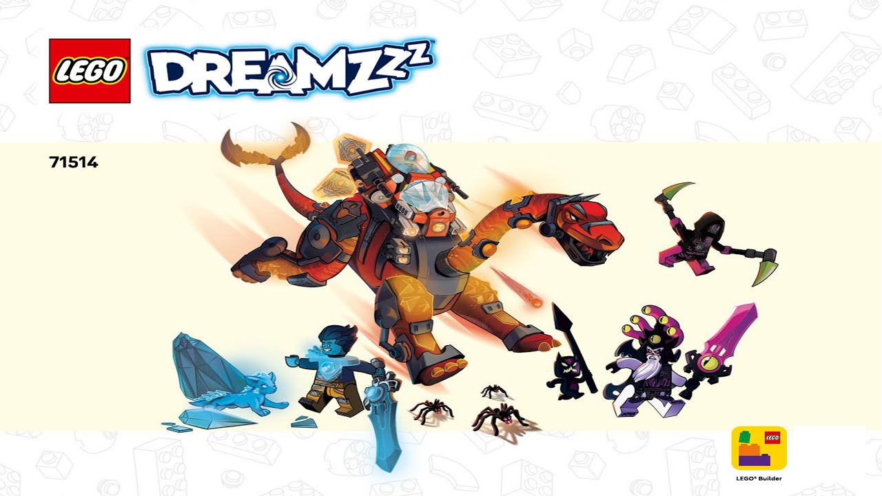 LEGO Instructions - Dreamzzz - 71514 - Dino Jet - Season 4