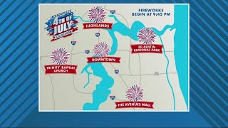 Information Where to watch the fireworks in Jacksonville News