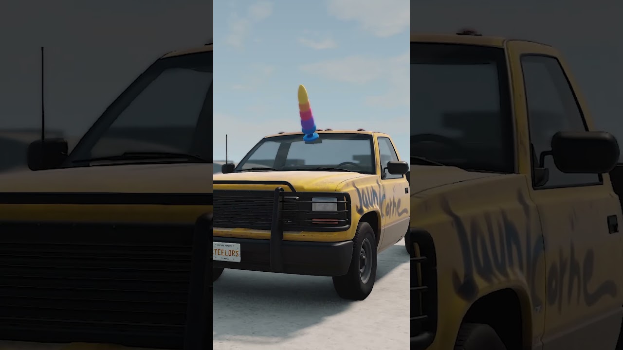 La belle princesse licorne Gavril avec mon dernier mod! #beamng #beamngdrive #mod