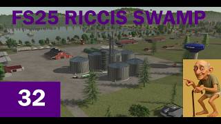 EP32~Small Cotton Farm Built~FS25 Riccis Swamp Map