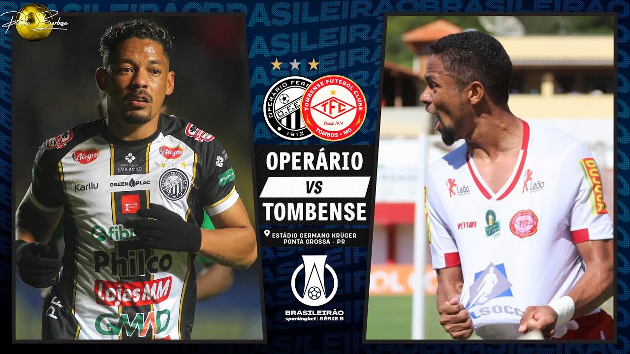 Operário x Tombense - Campeonato Brasileiro - Série B - 20ª Rodada ...