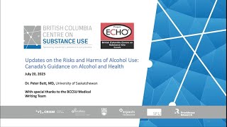Updates on the Risks and Harms of Alcohol Use: Canada’s Guidance on Alcohol and Health