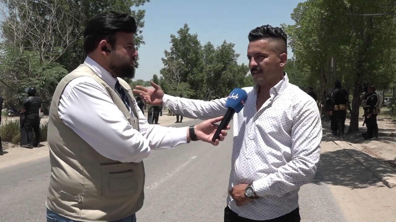 أهالي برنون في محافظة بابل يتظاهرون من أجل تحسين الخدمات