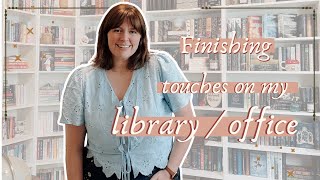 ✨Adding finishing touches to my library / office✨