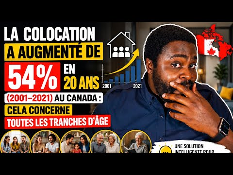 LA COLOCATION A AUGMENTÉ DE 54 % ENTRE 2001–2021 AU CANADA. CELA CONCERNE TOUTES LES TRANCHES D’ÂGE