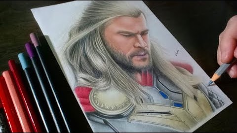 Speed drawing thor (Chris Hemsworth)