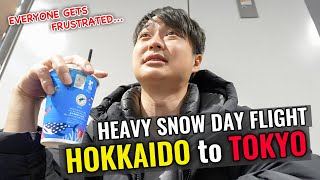 Delayed Flights Due to Heavy Snow, Hokkaido Seafood Tempura Restaurant, Sapporo Observatory Ep. 388