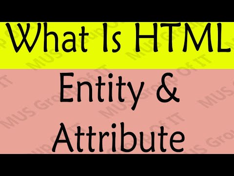 What is HTML Entities - Course Overview