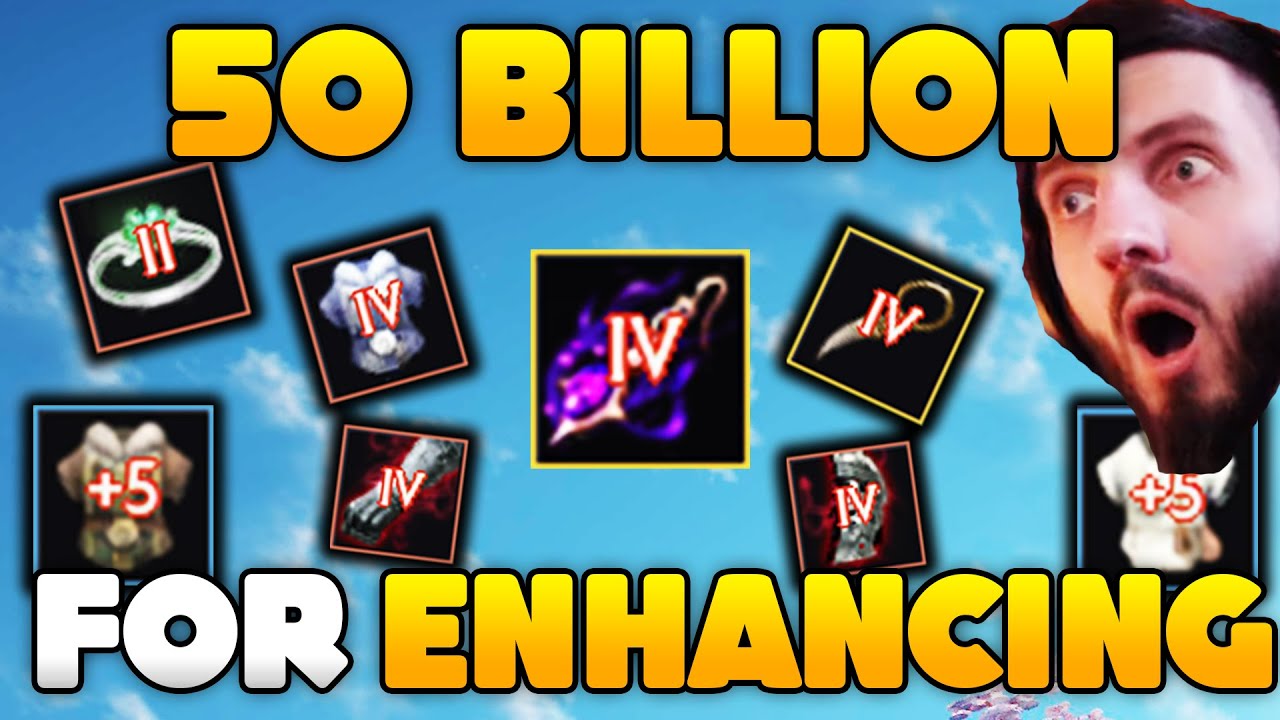 Selling Gear for ENHANCING (50 Billion) All Highlights Black Desert