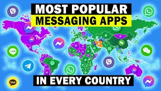 The Most Popular Messaging Apps in Every Country! Net Worth