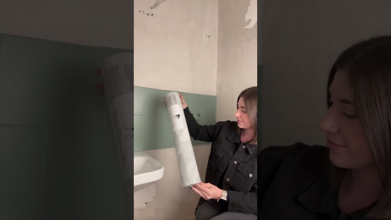 Bad-Makeover 🔥 Fliesen streichen & tapezieren