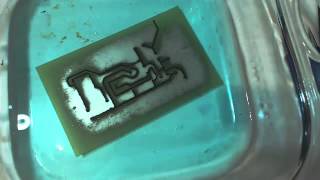 Etching a Printed Circuit Board(PCB) using sodium persulfate