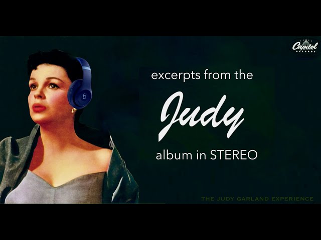 JUDY GARLAND Highlights from the JUDY LP in STEREO 1956 music