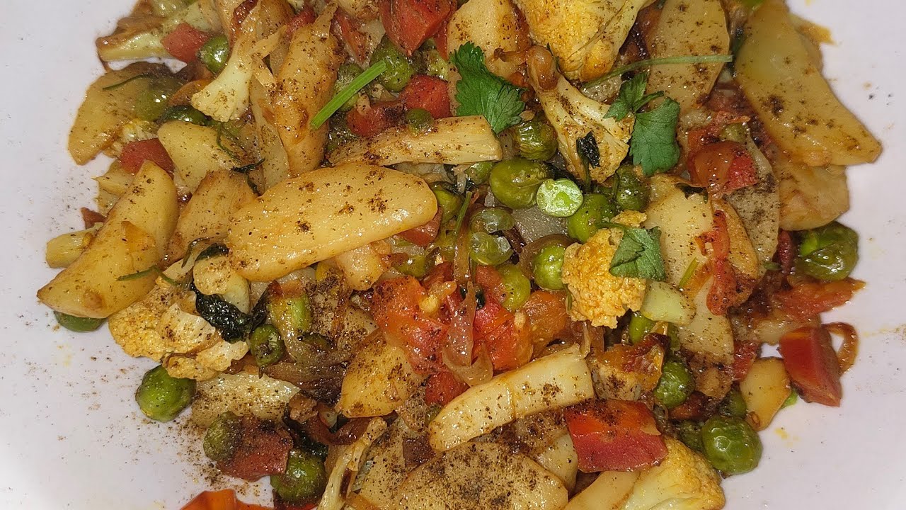 Mix vegetablesabji ki recipe super tasty winter special sabjiyan 🥒🫛🥬🍅🥔😋😋