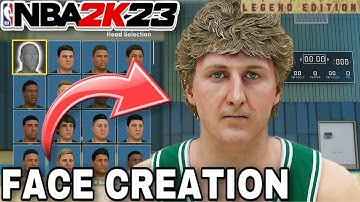 BEST NBA2K23 LARRY BIRD FACE CREATION..**3pt shooter**
