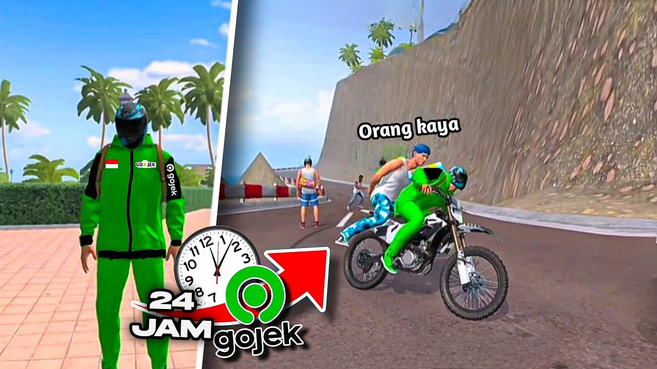 24 JAM JADI GOJEK‼️ PERTAMA NGE GOJEK DAPAT PELANGGAN KAYA| FLEX CITY