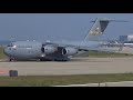 *RARE* U.S. Air Force Boeing C-17 Globemaster takeoff at Geneva/GVA/LSGG