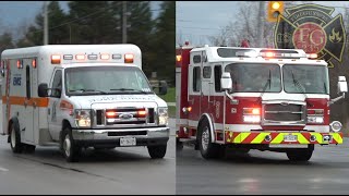 Sarnia Fire Rescue - Engine 1 + 1161 Responding.