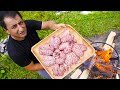 COOKING LAMB  BRAINS | FRIED LAMBS' BRAIN RECIPE BY WILDERNESS COOKING