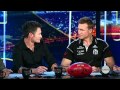 Nathan Buckley on before the game 2