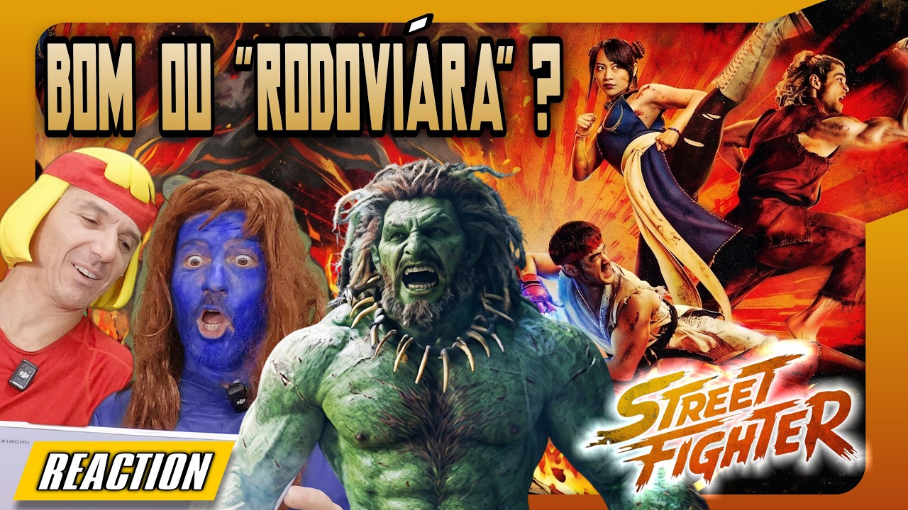 FILME ÉPICO OU STREET FIGHTER DE RODOVIÁRIA?! 😱 REAÇÃO AO TRAILER COMPLETO! #reaction