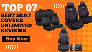 Top 7 Best Seat Covers Unlimited Reviews in 2024 | Car Seat Covers Reviews