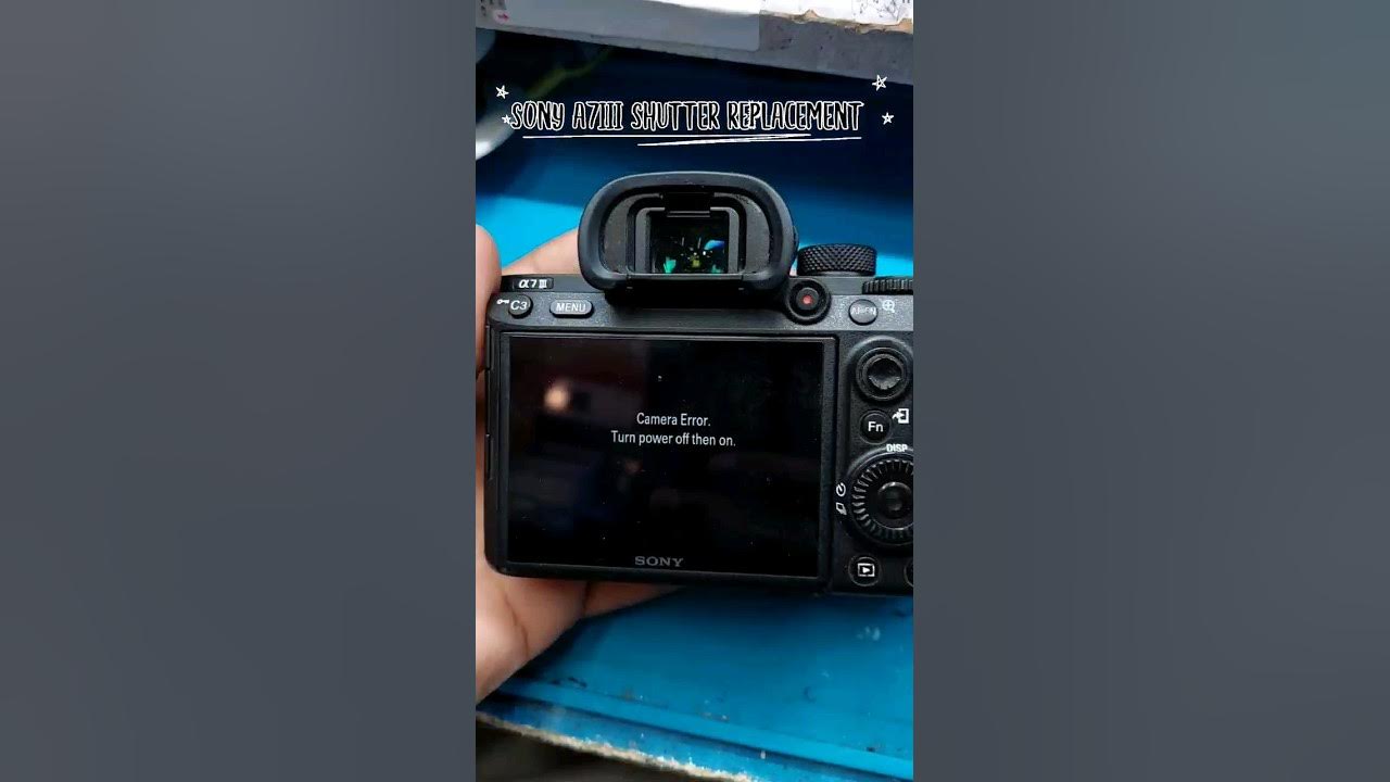 SONY A7III CAMERA ERROR TURN POWER OFF THEN ON ADNAN CAMERA INFO a7iii YouTube