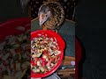 Chicken zucchini onion tomato n love