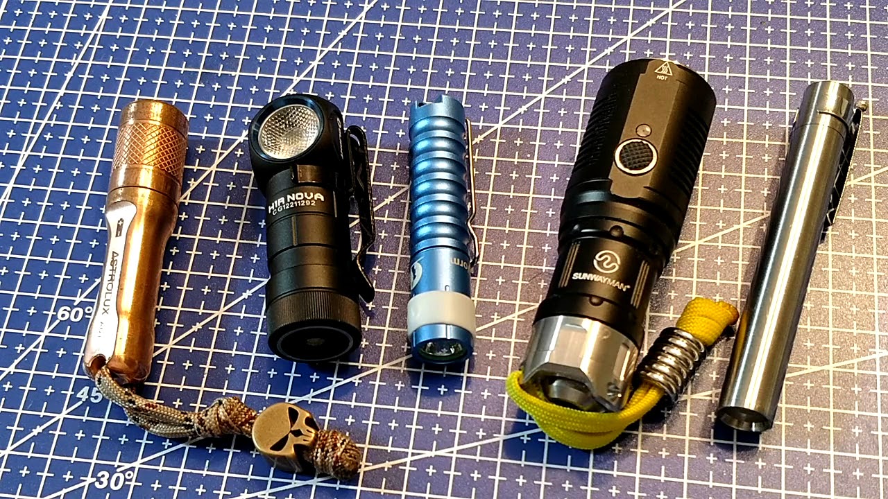 My Top 5 EDC Flashlights 2017 YouTube
