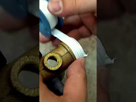 نحوه صحیح بستن نوار تفلون روی قطعات رزوه دار