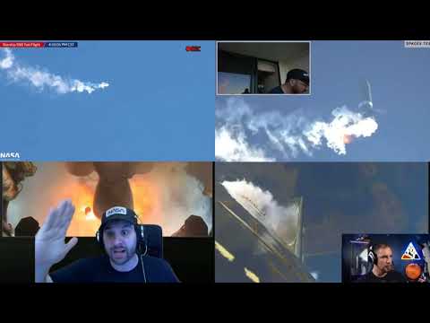 Space Streamers Reacting to SpaceX's Starship Test Flight