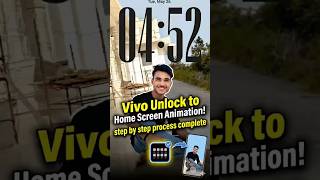 vivo phone me animation kaise lagaye vivo phone me unlock to home #vivovseries #vivosmartphone #vivo