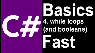 c# basics fast 4. while true loops and booleans (with worked example) Net Worth
