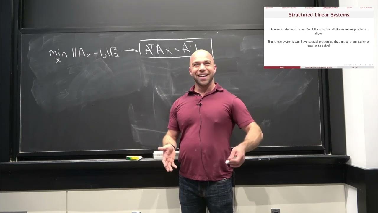 Applied numerical algorithms fall 2023 lecture 4 cholesky