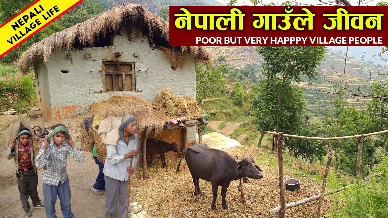 Poor but Very happy People in Nepali Village Barekot || IamSuman
