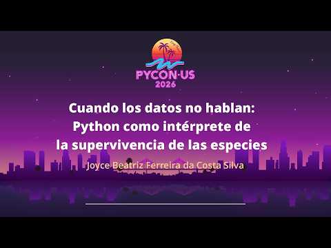 When data doesn't speak: Python as an interpreter of... - Joyce Beatriz Ferreira da Costa Silva