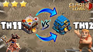 How To Clear Th11 To Th12 Th11 Best Attack Th11 Hybrid Attack Strategy Th11 Attack In 2023 -Coc