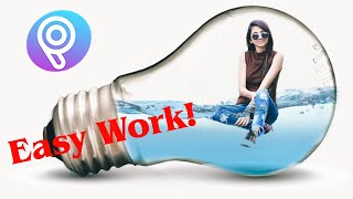 Water Bulb Picsart Photo Editing | New Background change effects screenshot 3