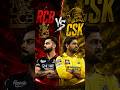 RCB vs CSK Biggest Rivalry Ever 🔥 | Kohli vs Dhoni 🐐🏏