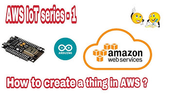 AWS IoT series 1| create a thing in aws
