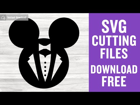 Micky Tuxedo Svg Free Cut Files for Cricut Free Download