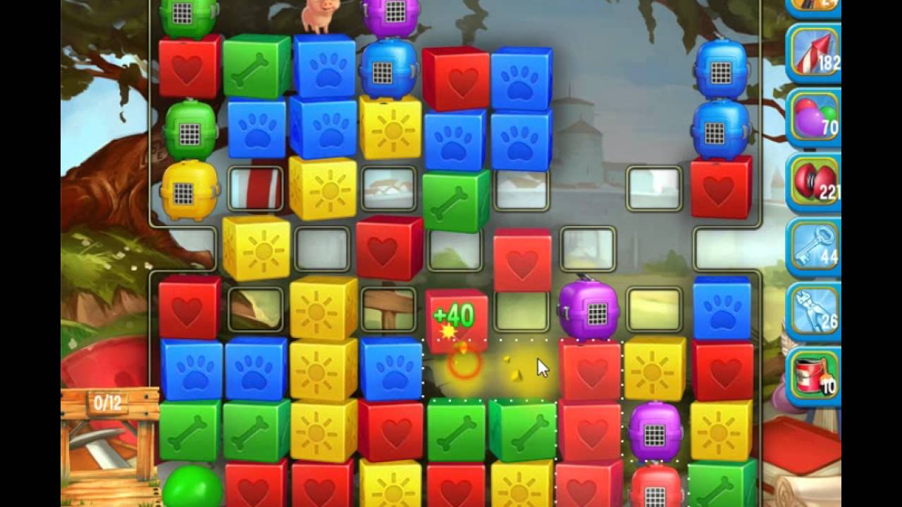 Pet Rescue Saga level 1445 no boosters 😈 ►TOBIAS DEAMON◄