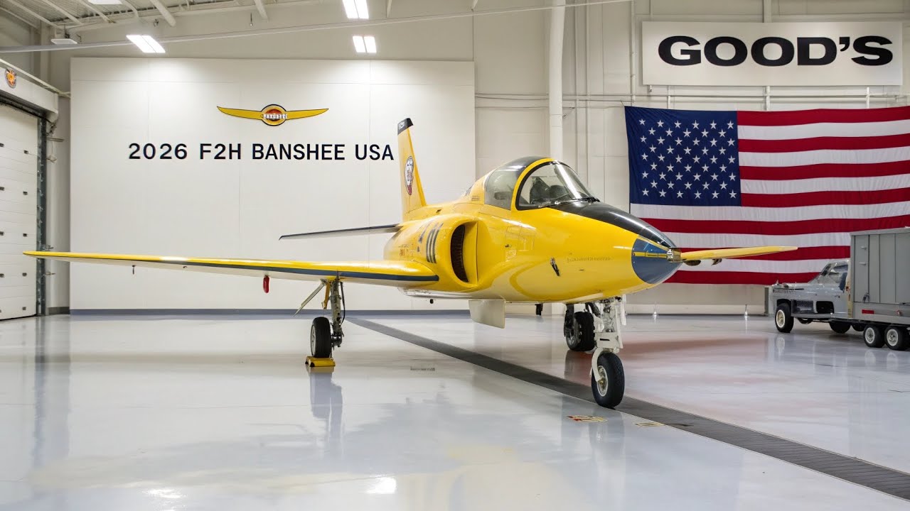 2026 F2H Banshee – новый жёлтый военный самолёт США, полное обновление | Modern Revival Explained